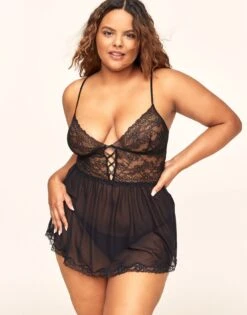 Yolandi Unlined Plus Black -Fashion Lingerie Store full 1073