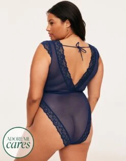 Amanda Unlined Plus Blue -Fashion Lingerie Store full 1194