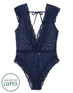 Amanda Unlined Plus Blue -Fashion Lingerie Store full 1195