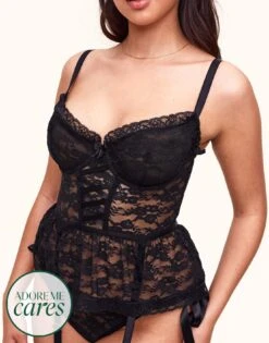 Chelsey Unlined Plus Black -Fashion Lingerie Store full 1310