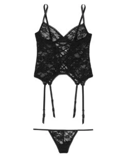 Emalyn Unlined Plus Black -Fashion Lingerie Store full 1400