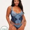 Liv Unlined Plus Blue -Fashion Lingerie Store full 1413