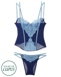 Liv Unlined Plus Blue -Fashion Lingerie Store full 1416