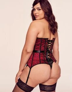 Scarlett Contour Plus Red -Fashion Lingerie Store full 1434