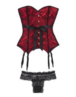 Scarlett Contour Plus Red -Fashion Lingerie Store full 1435