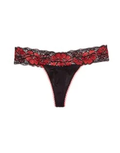 Deeandra Thong Black -Fashion Lingerie Store full 2116