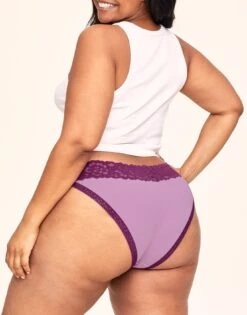 Joanie Cotton Pack Bikini Plus Black -Fashion Lingerie Store full 2206