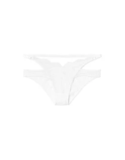 Kaia Solo Cheeky Plus White -Fashion Lingerie Store full 2236