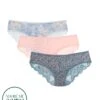 Helene Mesh & Lace Pack Cheeky Plus Print -Fashion Lingerie Store full 2247