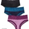 Mackenna Cotton Pack Cheeky Plus Black -Fashion Lingerie Store full 2411