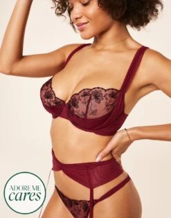 Sofia Contour Red -Fashion Lingerie Store full 408