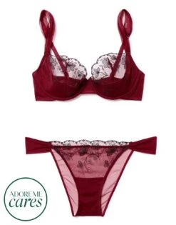 Sofia Contour Red -Fashion Lingerie Store full 412