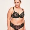 Loretta Unlined Plus Black -Fashion Lingerie Store full 6