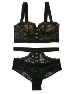 Temperance Contour Black -Fashion Lingerie Store full 712