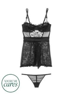 Etty Unlined Plus Black -Fashion Lingerie Store full 967